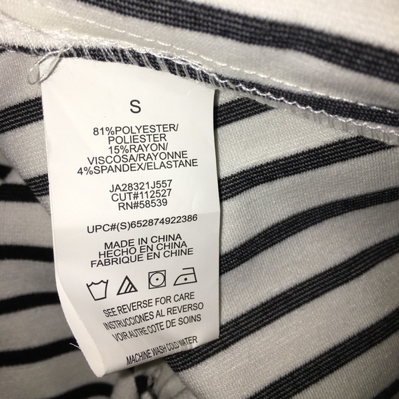 SPEECHLESS Off The Shoulder Mini Dress Striped - Picture 6 of 7